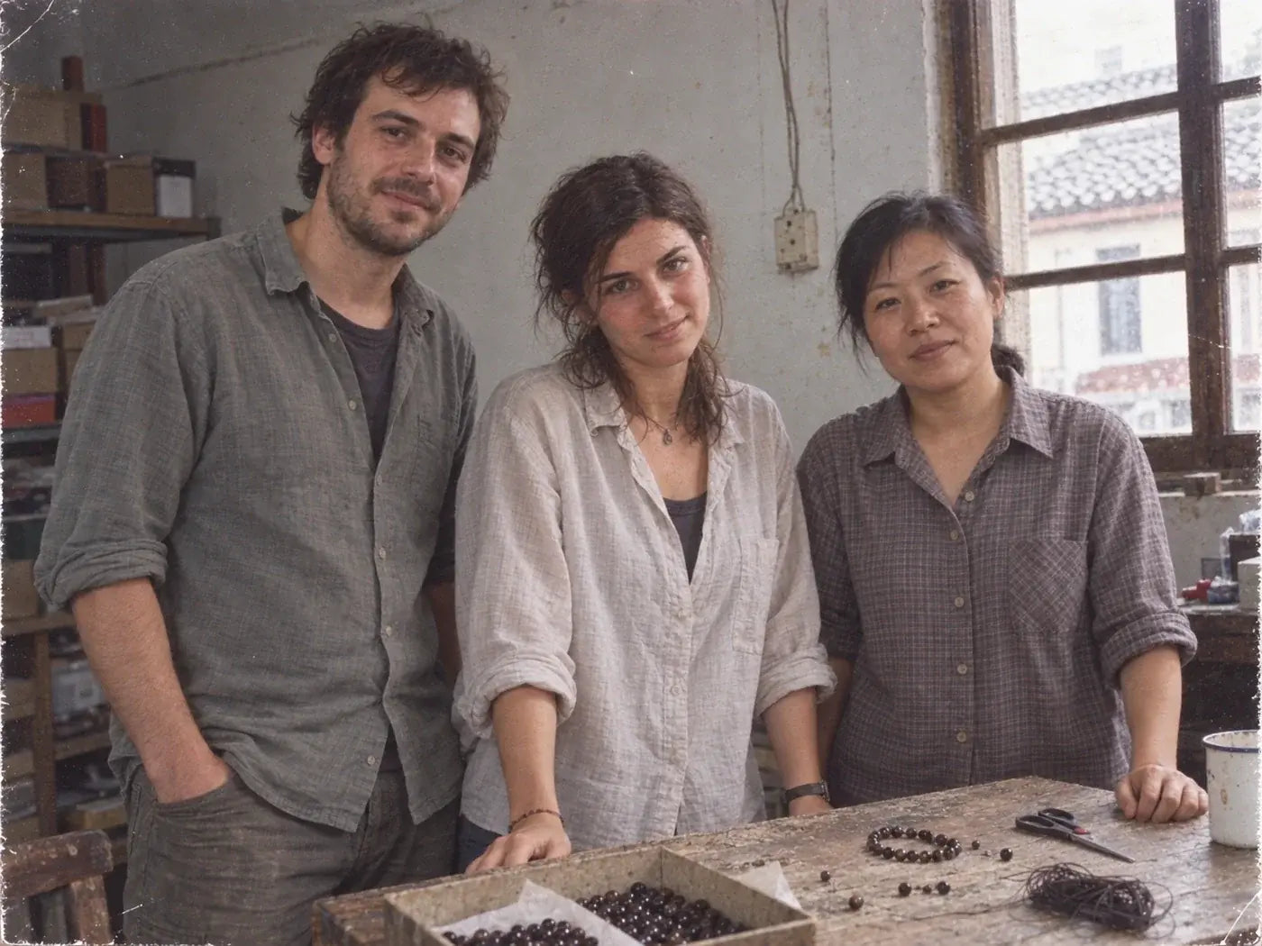 Members of the growing L&X workshop team in Yangshuo