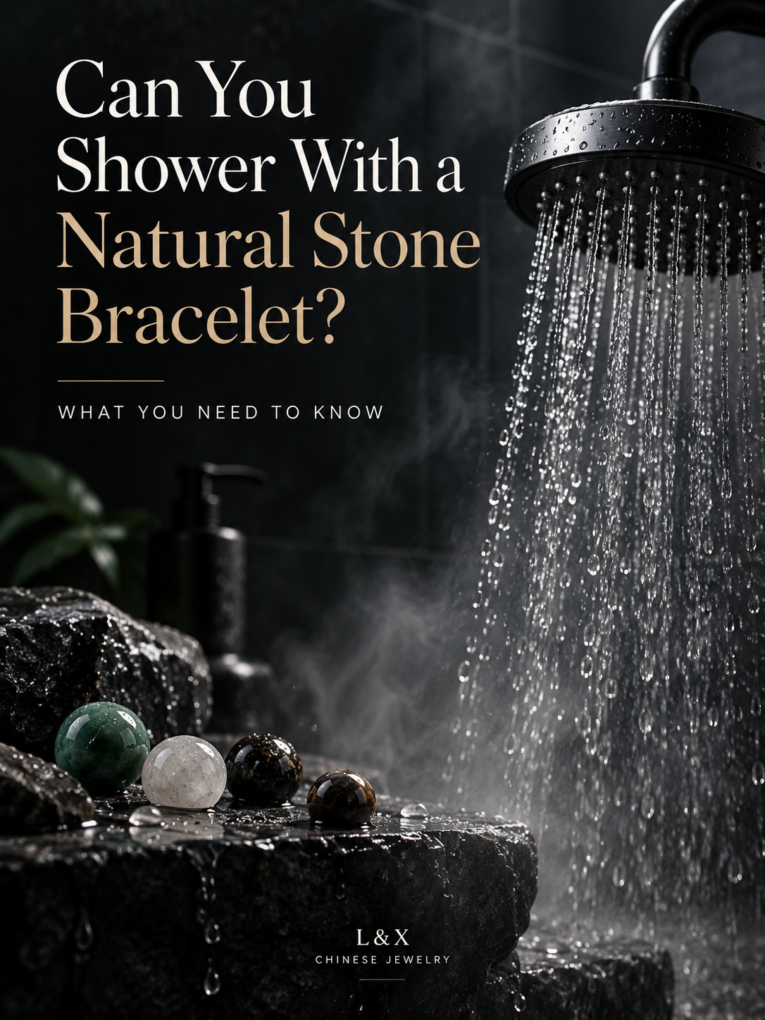 Can you shower with a natural stone bracelet – L&X Jewelry Journal