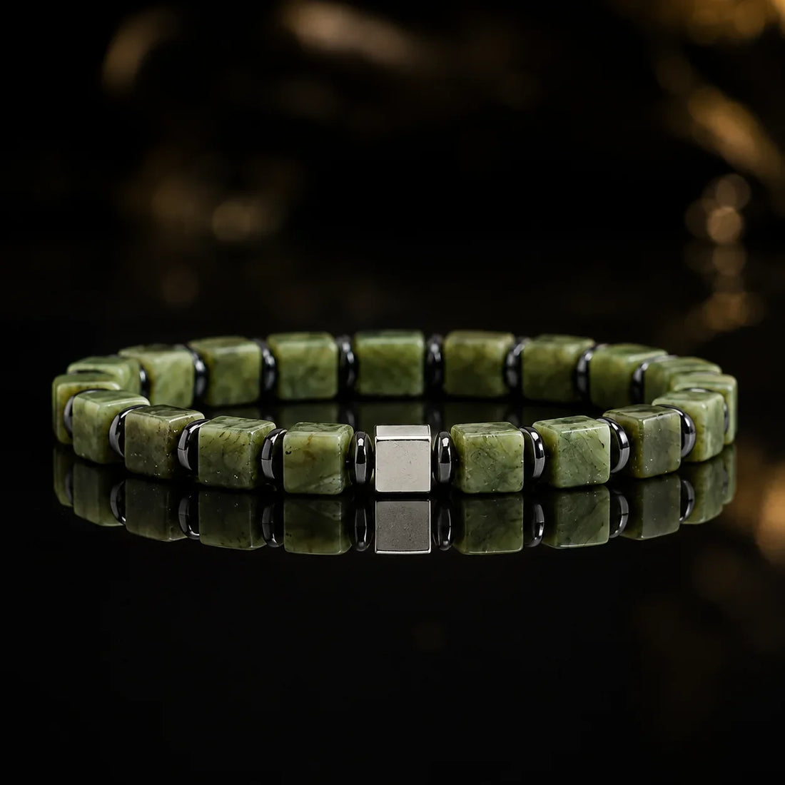 Best bracelets for men for everyday wear – authentic L&X jade and hematite bracelet