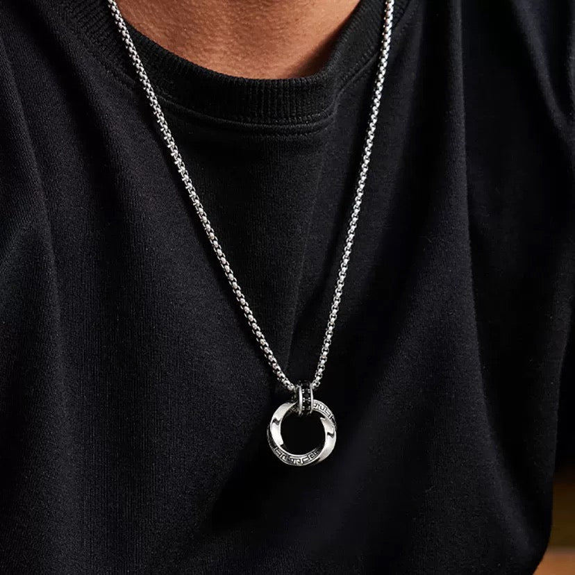 Möbius strip xiang lian high-end fashion hip-hop necklace(Buy 1 Get 1 Free)