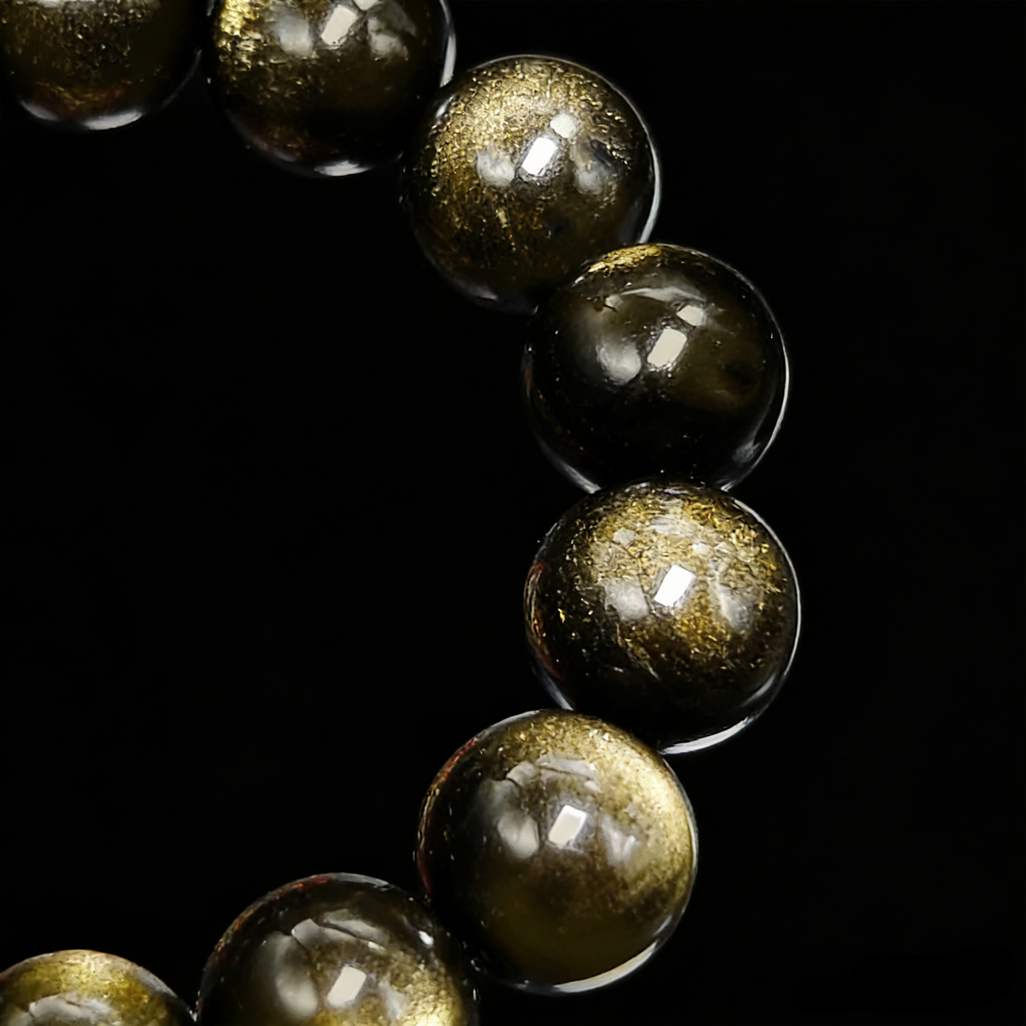 High Quality Obsidian Nature Wealth and Fortune Bracelet Lion Silver Bracelet Jewelrys for men women