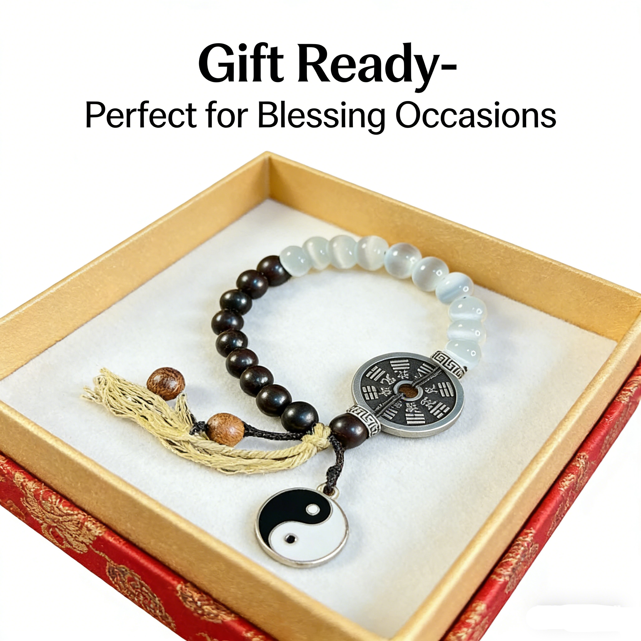 Taoist Taichi Bracelet Chinese Jewelry