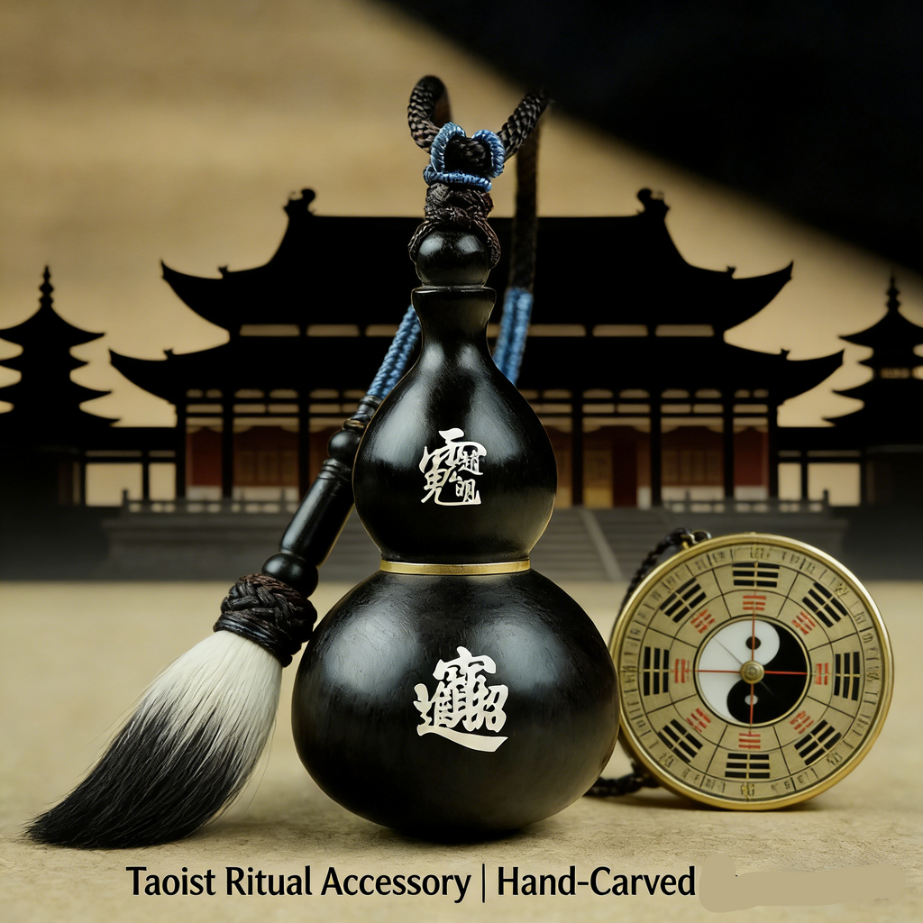 Taoist ornaments ethnic jewelry Chinese Taoist gourd jewelry feng shui Daoist jewelry