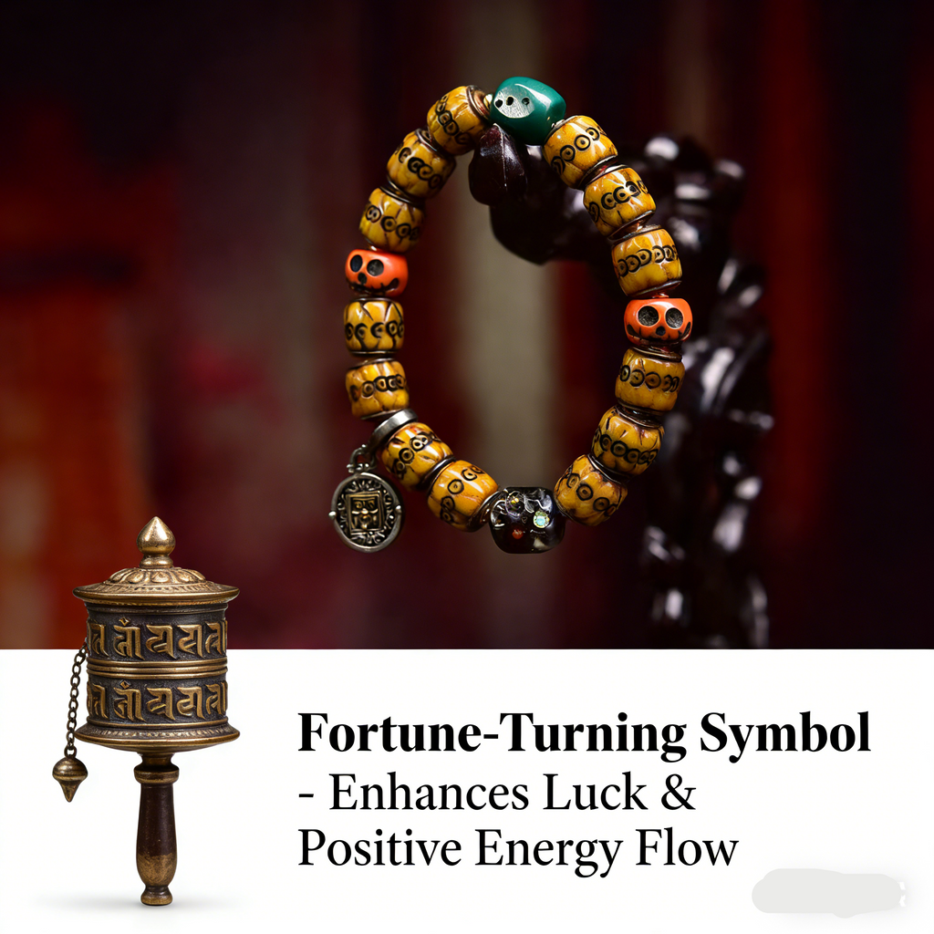 Tibetan Bone Carved Bracelet