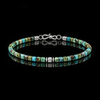 Turquoise Cube Bracelet with S925 Silver