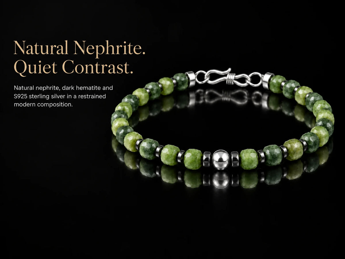 Natural Nephrite. Quietly Refined.