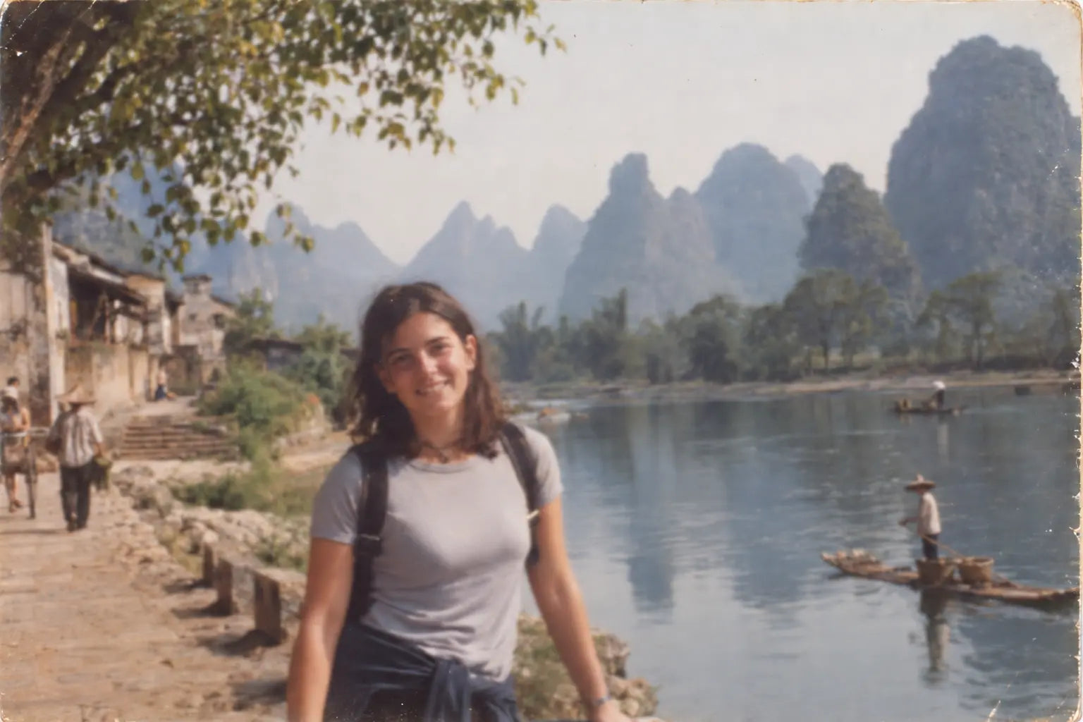 Portrait representing L&X founder Lynn in Yangshuo